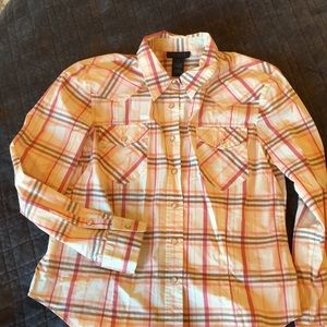 Peal snap shirt